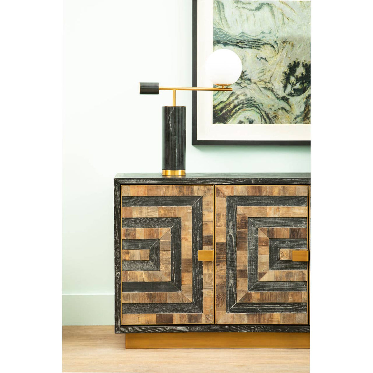 Marmo White Shade Table Lamp.