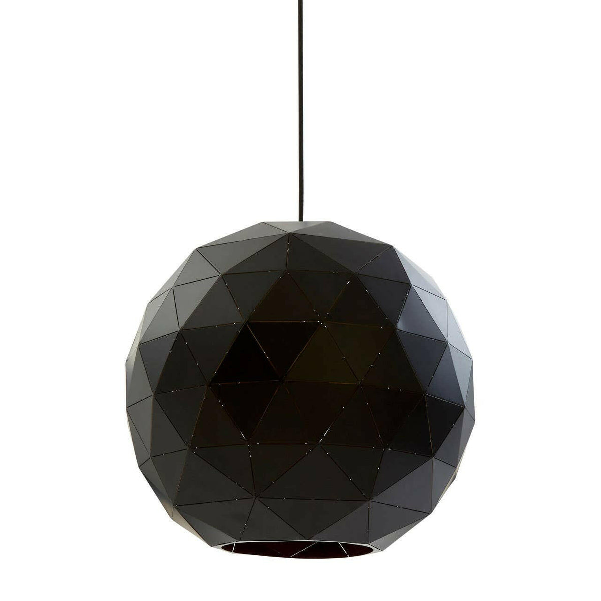 Mateo Large Black And Copper Pendant Light.