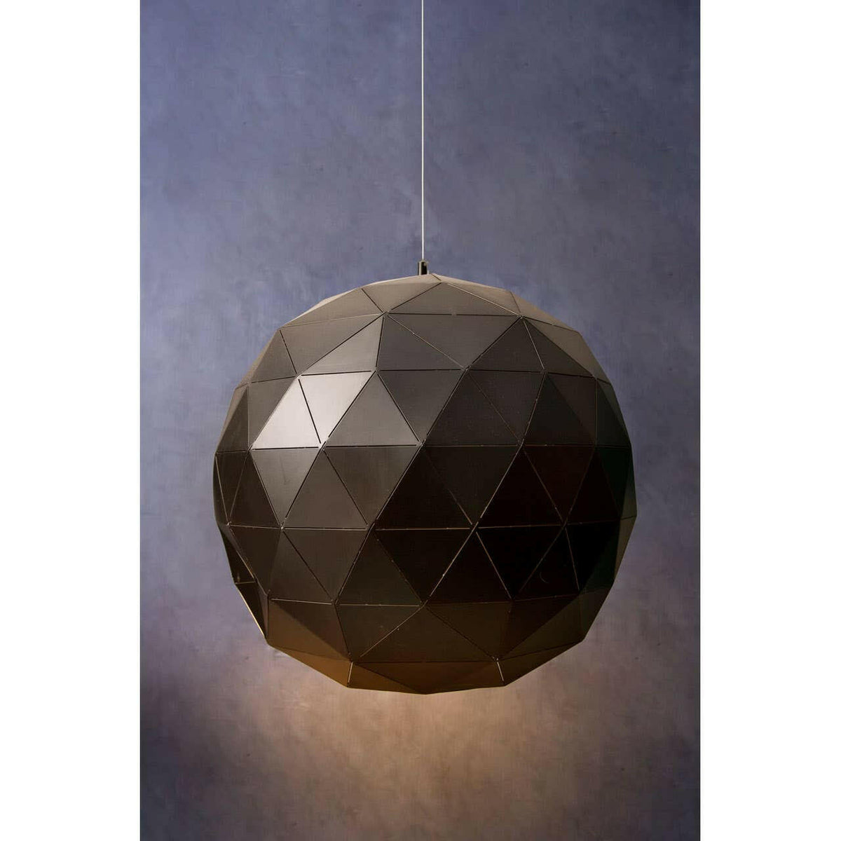 Mateo Large Black And Copper Pendant Light.