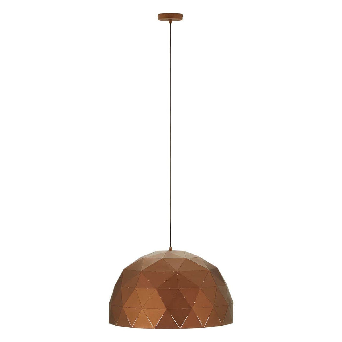 Mateo Large Coffee Dome Pendant Light.