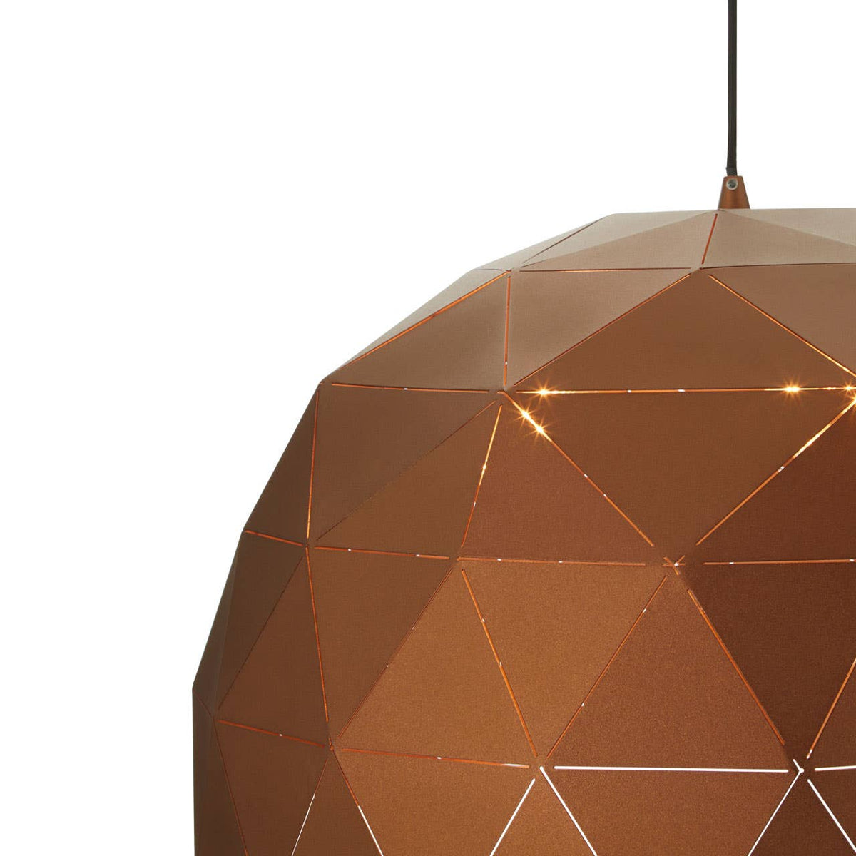 Mateo Large Coffee Dome Pendant Light.