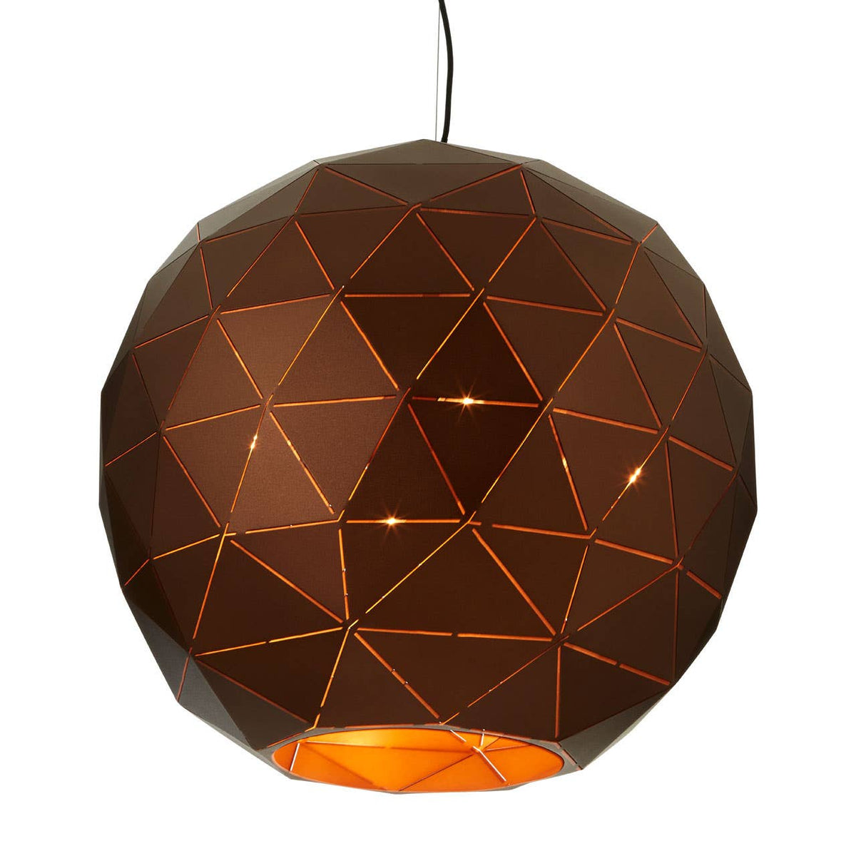 Mateo Large Coffee Finish Pendant Light.