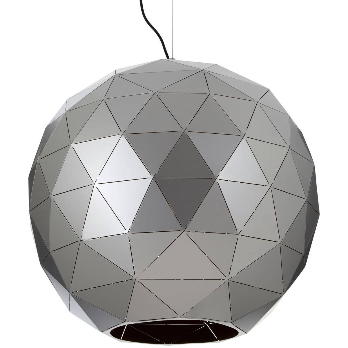 Mateo Large Silver Finish Pendant Light.