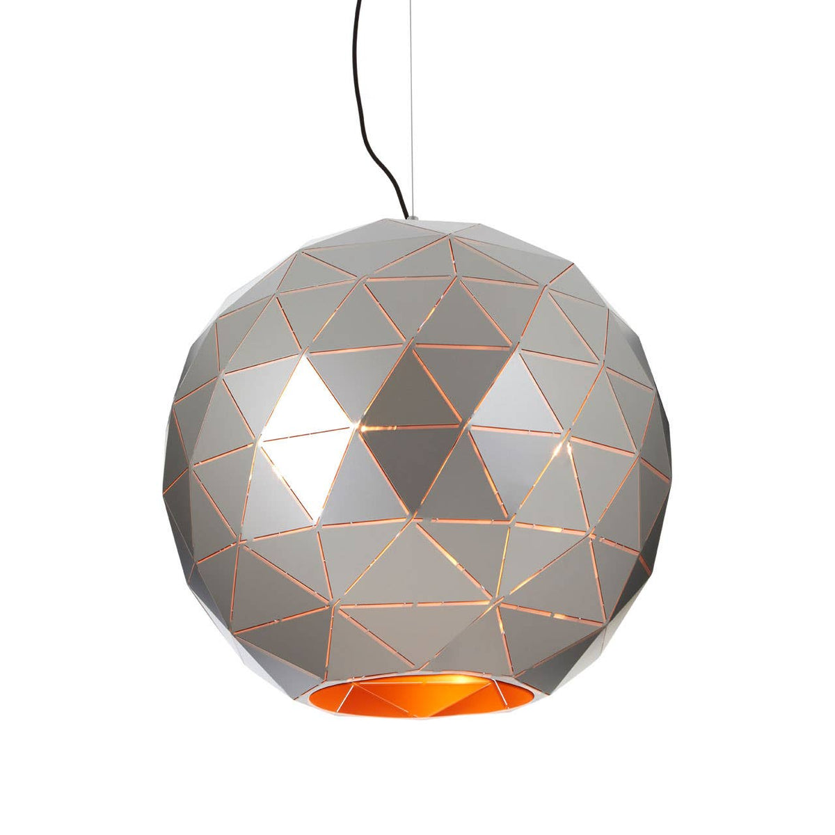 Mateo Large Silver Finish Pendant Light.