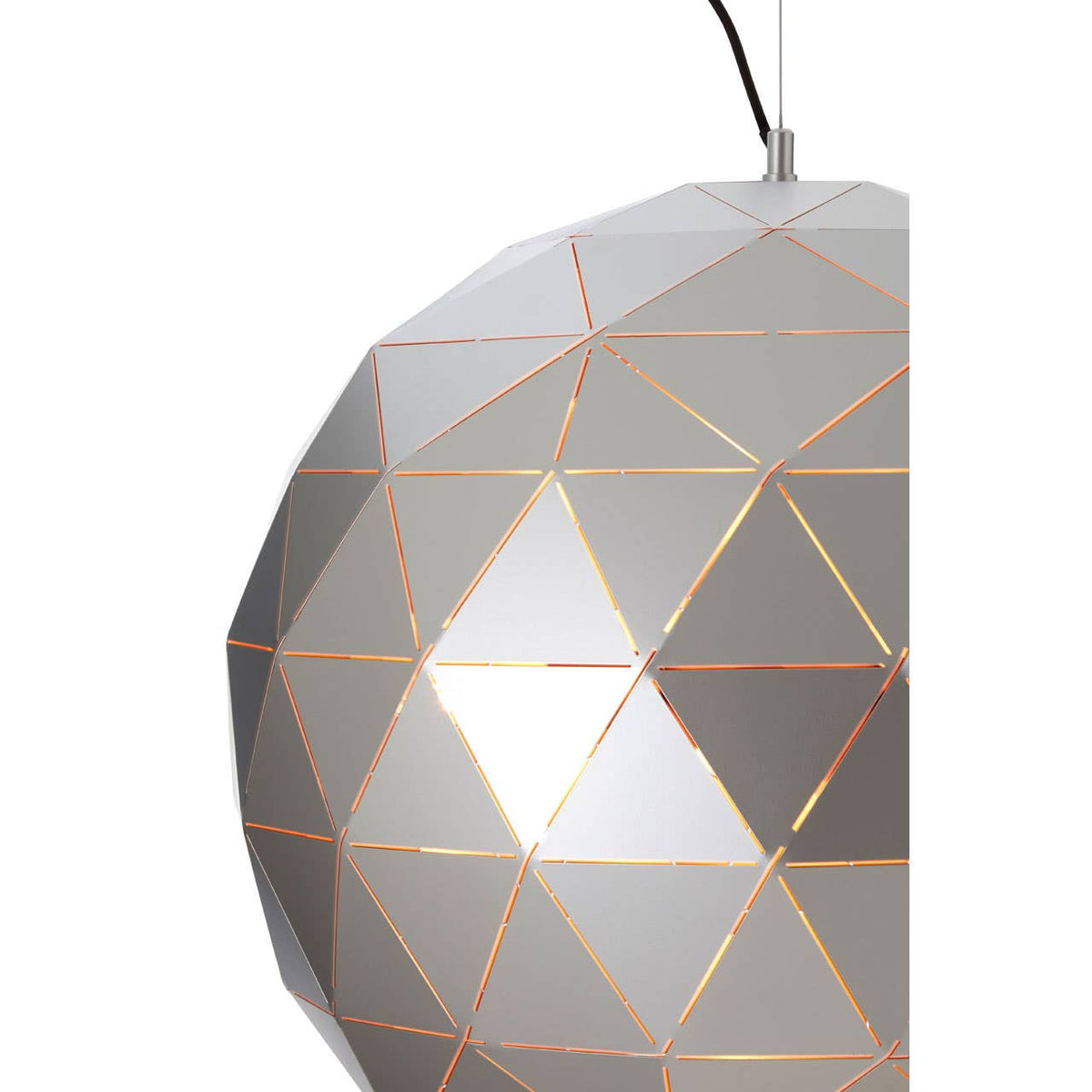 Mateo Large Silver Finish Pendant Light.