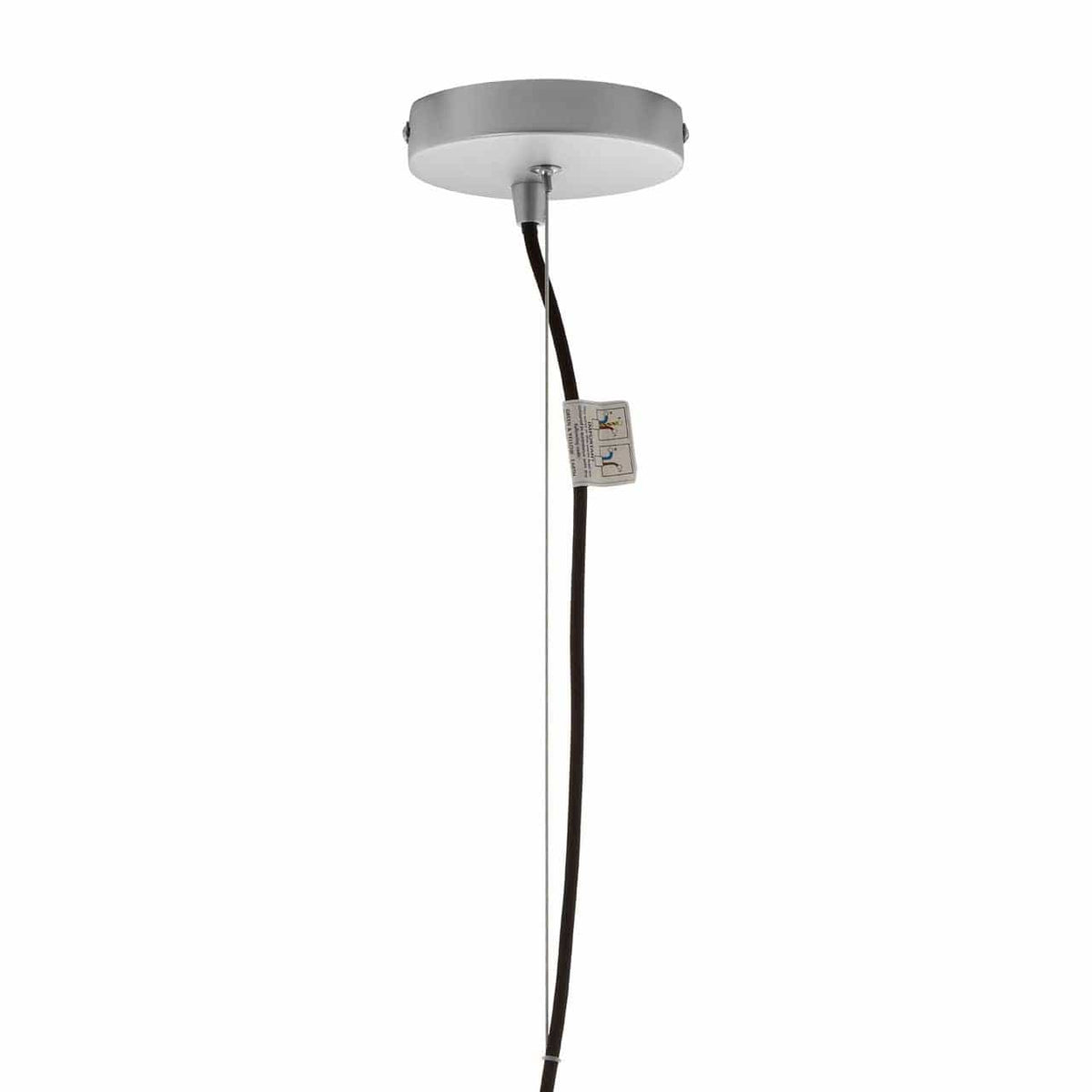 Mateo Large Silver Finish Pendant Light.