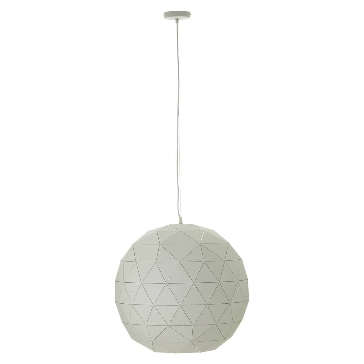 Mateo Large White Pendant Light.