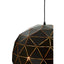 Mateo Medium Black and Copper Pendant Light.