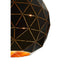 Mateo Medium Black and Copper Pendant Light.