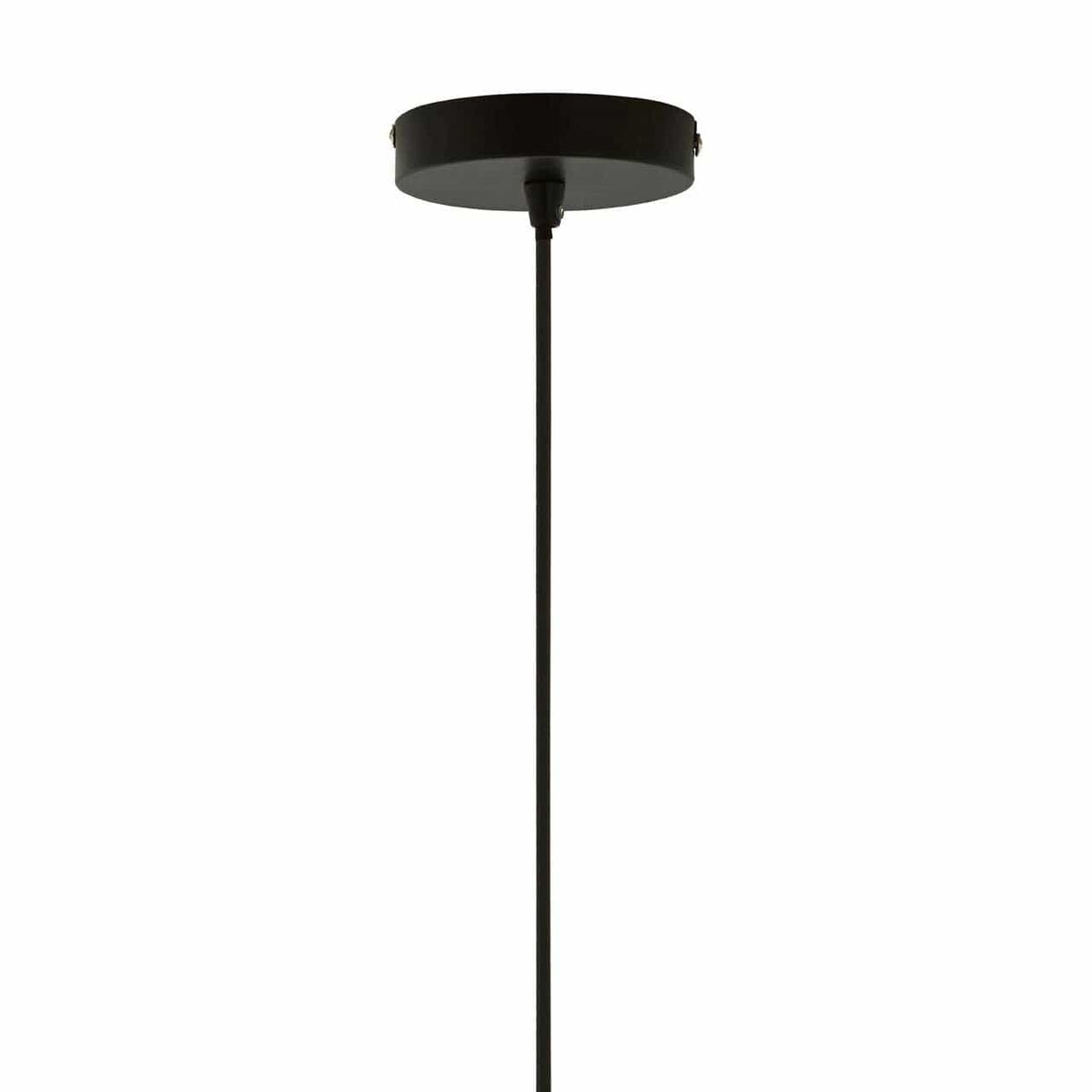 Mateo Medium Black and Copper Pendant Light.