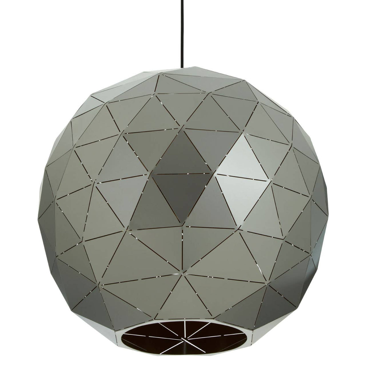 Mateo Medium Silver Finish Pendant Light.