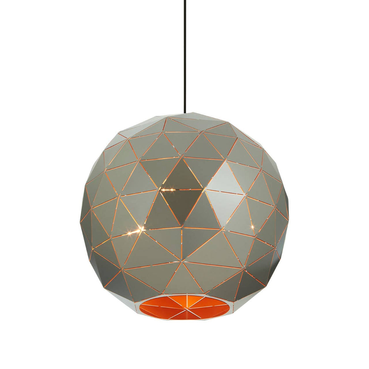 Mateo Medium Silver Finish Pendant Light.