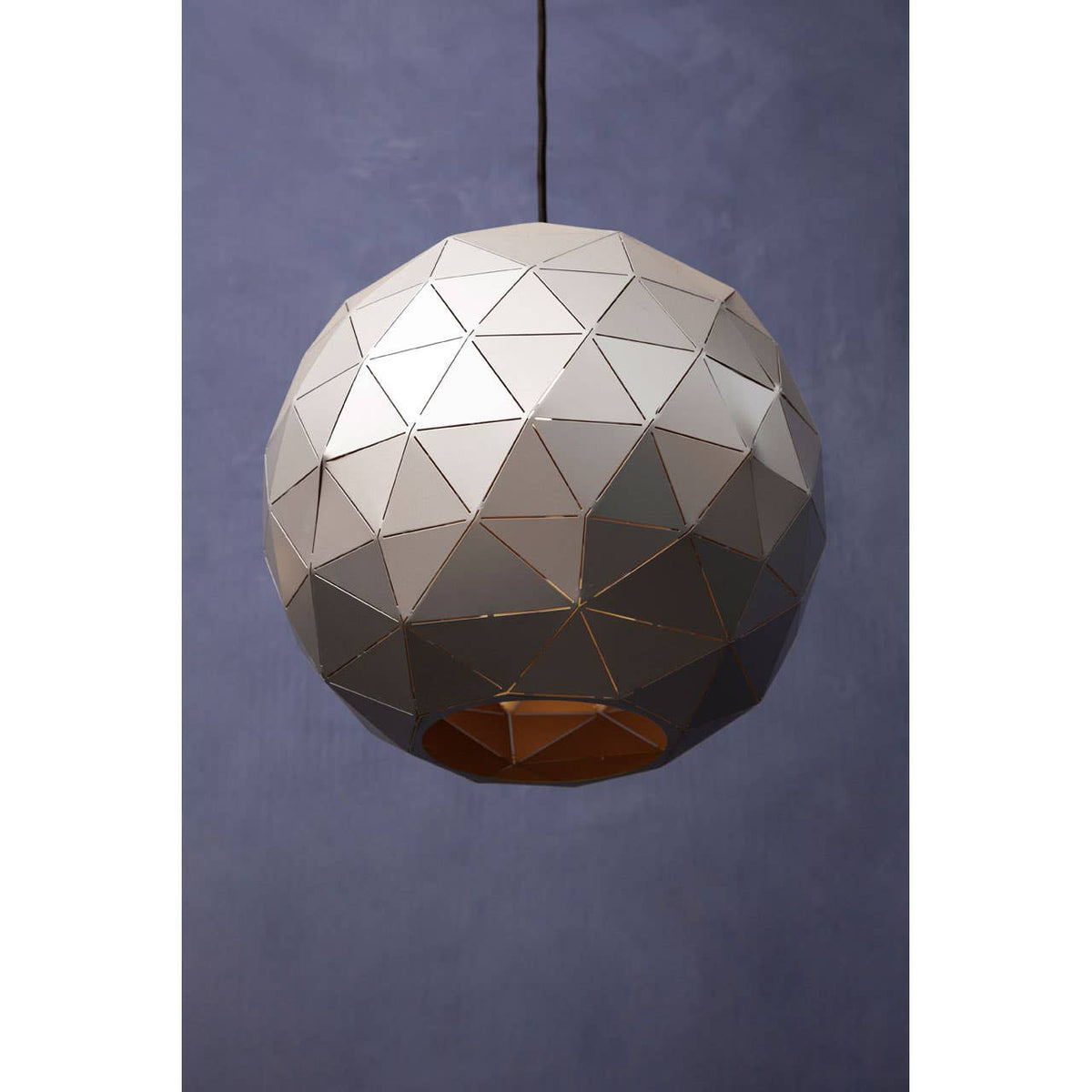 Mateo Medium Silver Finish Pendant Light.