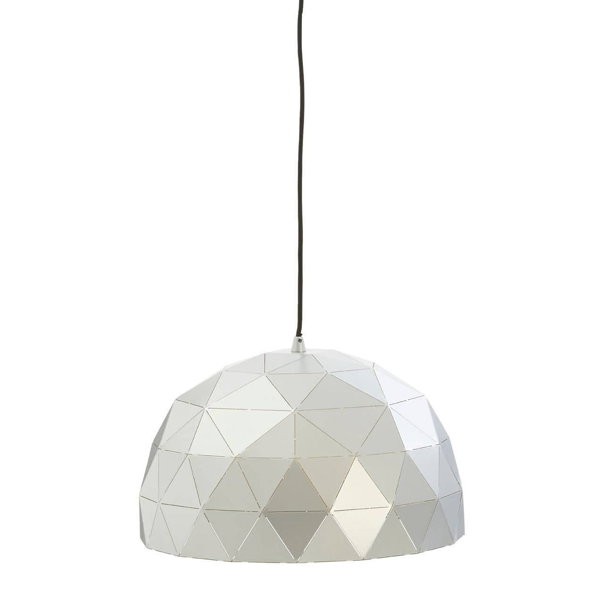 Mateo Small Silver Dome Pendant Light.