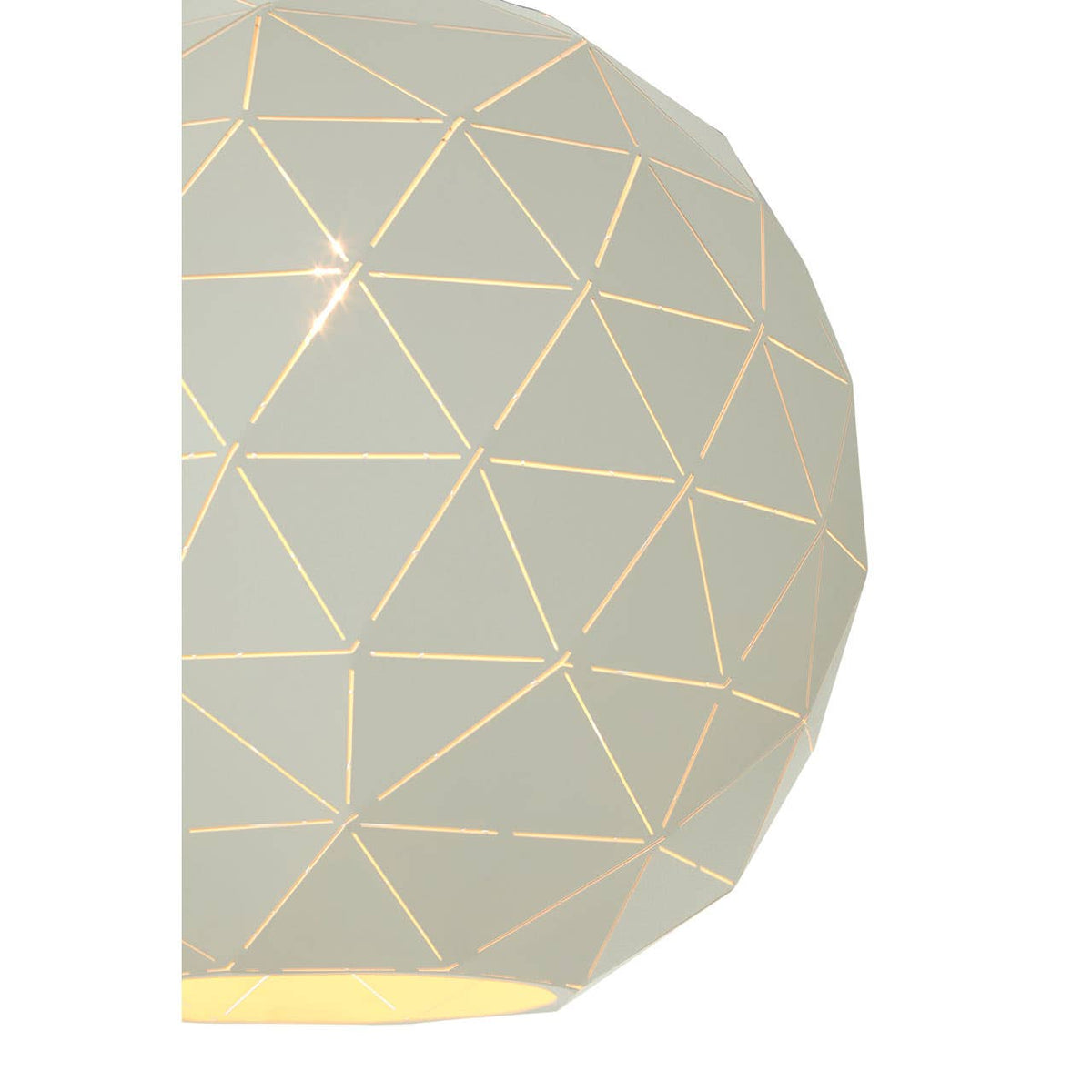 Mateo Small White Pendant Light.