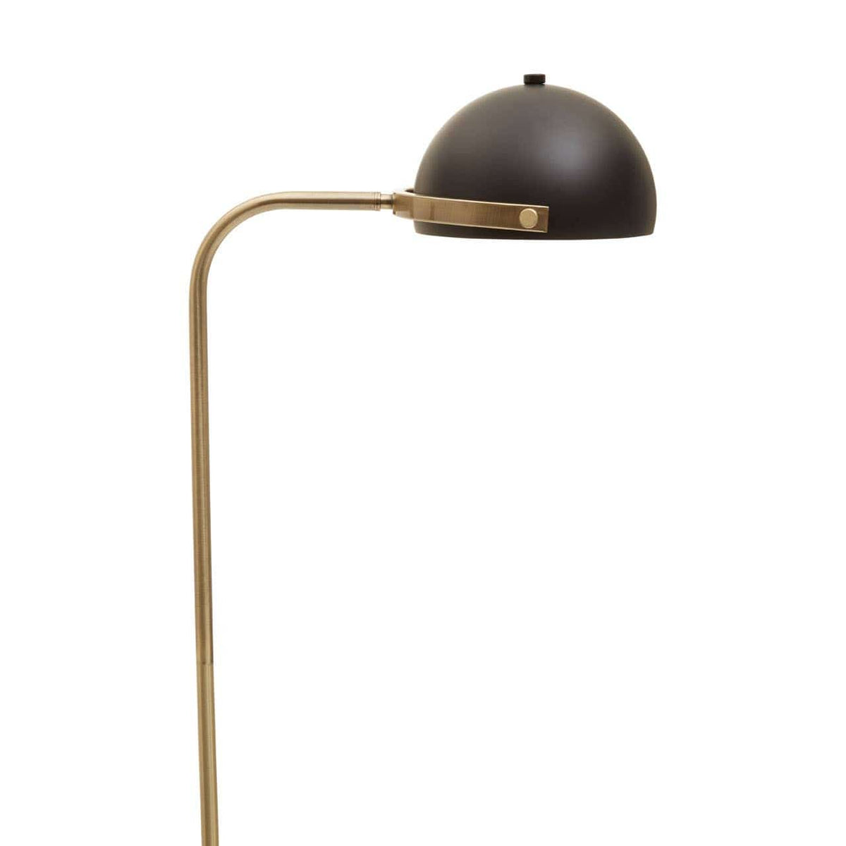 Murdoch Floor Lamp With Black Shade.