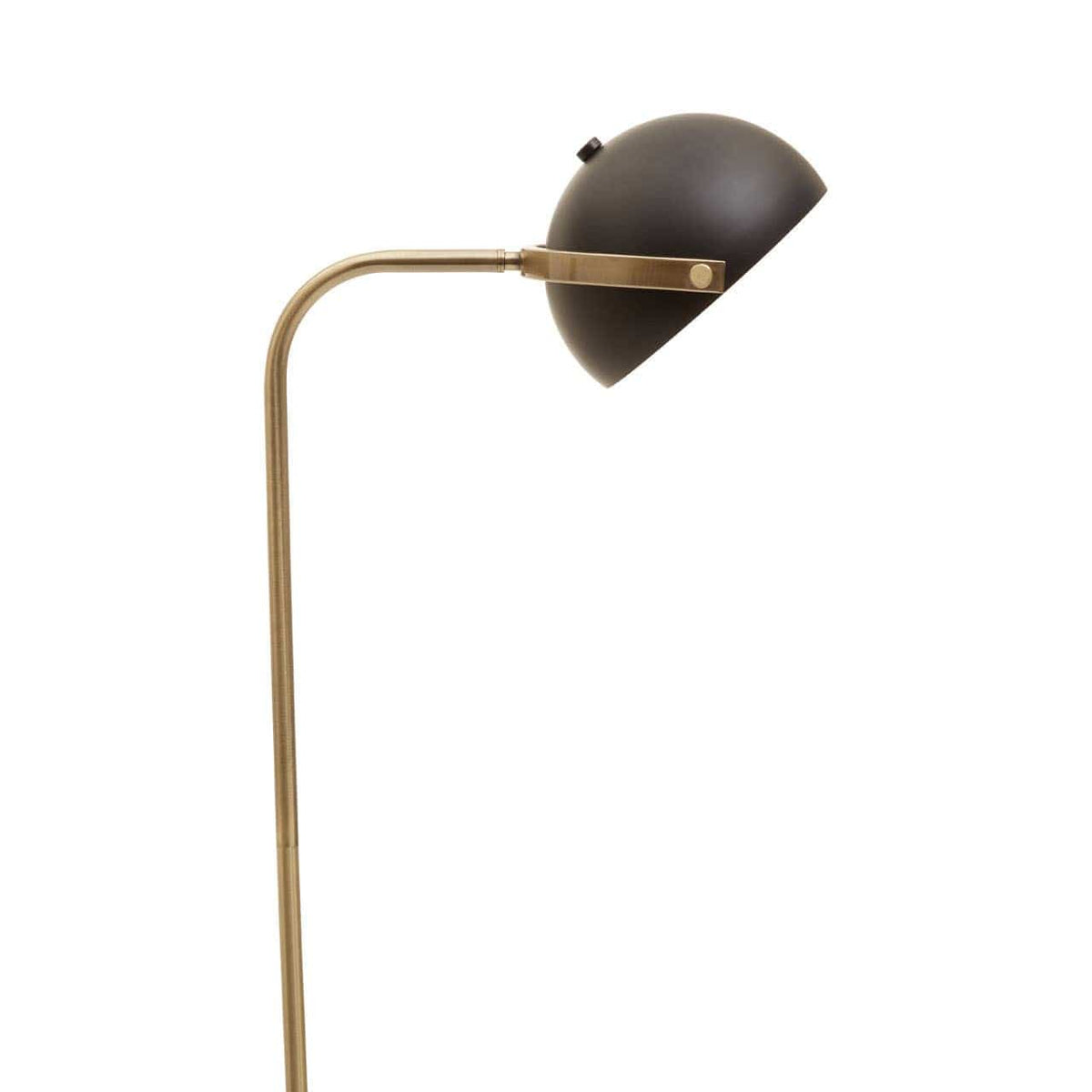 Murdoch Floor Lamp With Black Shade.