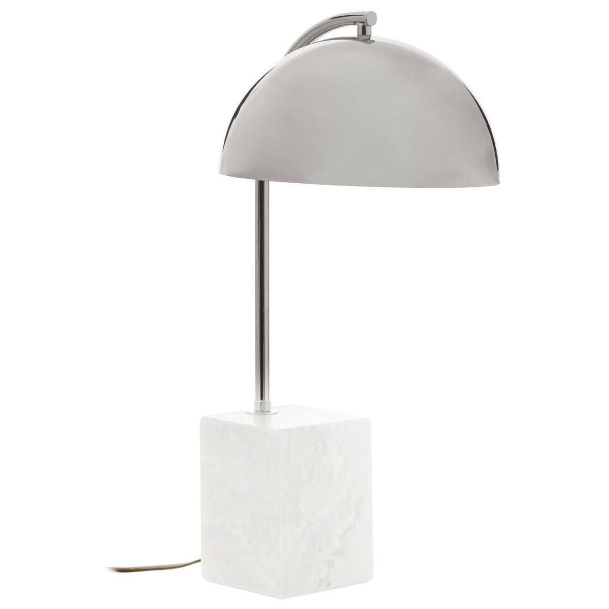 Murdoch Table Lamp With Chrome Shade.