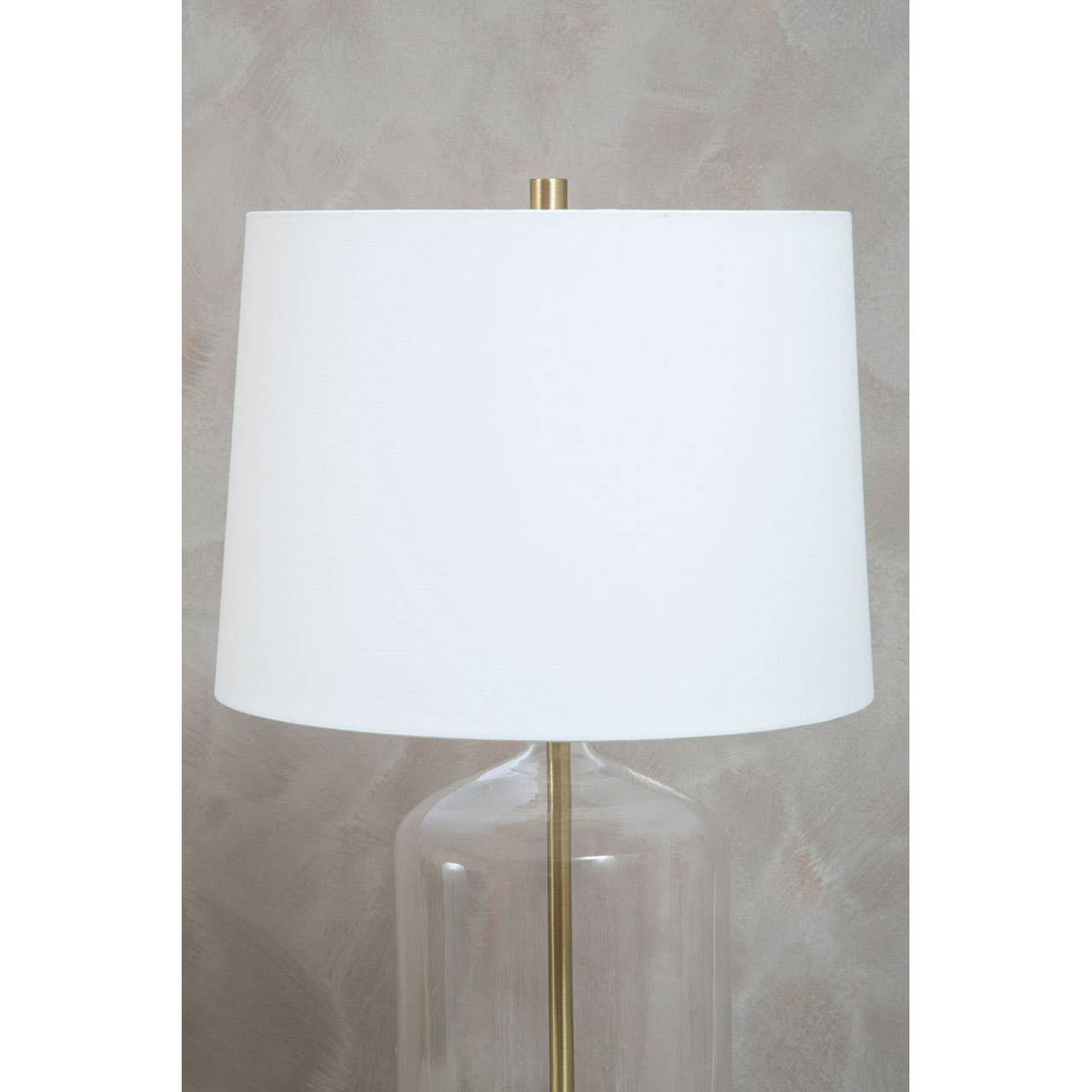 Nadia White Fabric Shade Table Lamp.