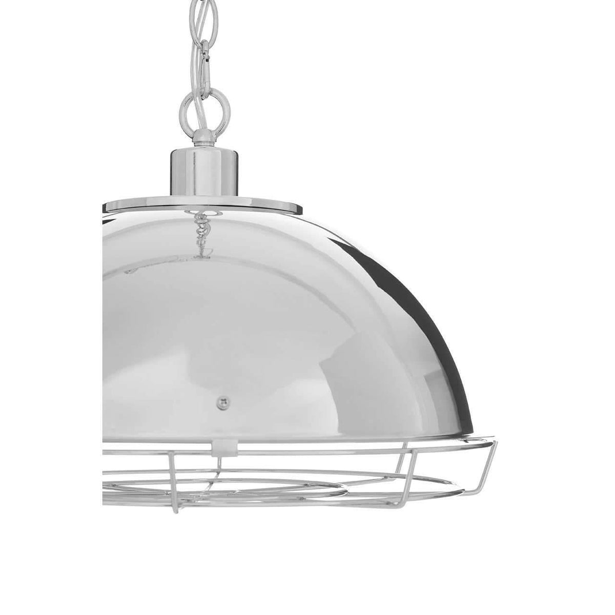 New Foundry Chrome Pendant Light.