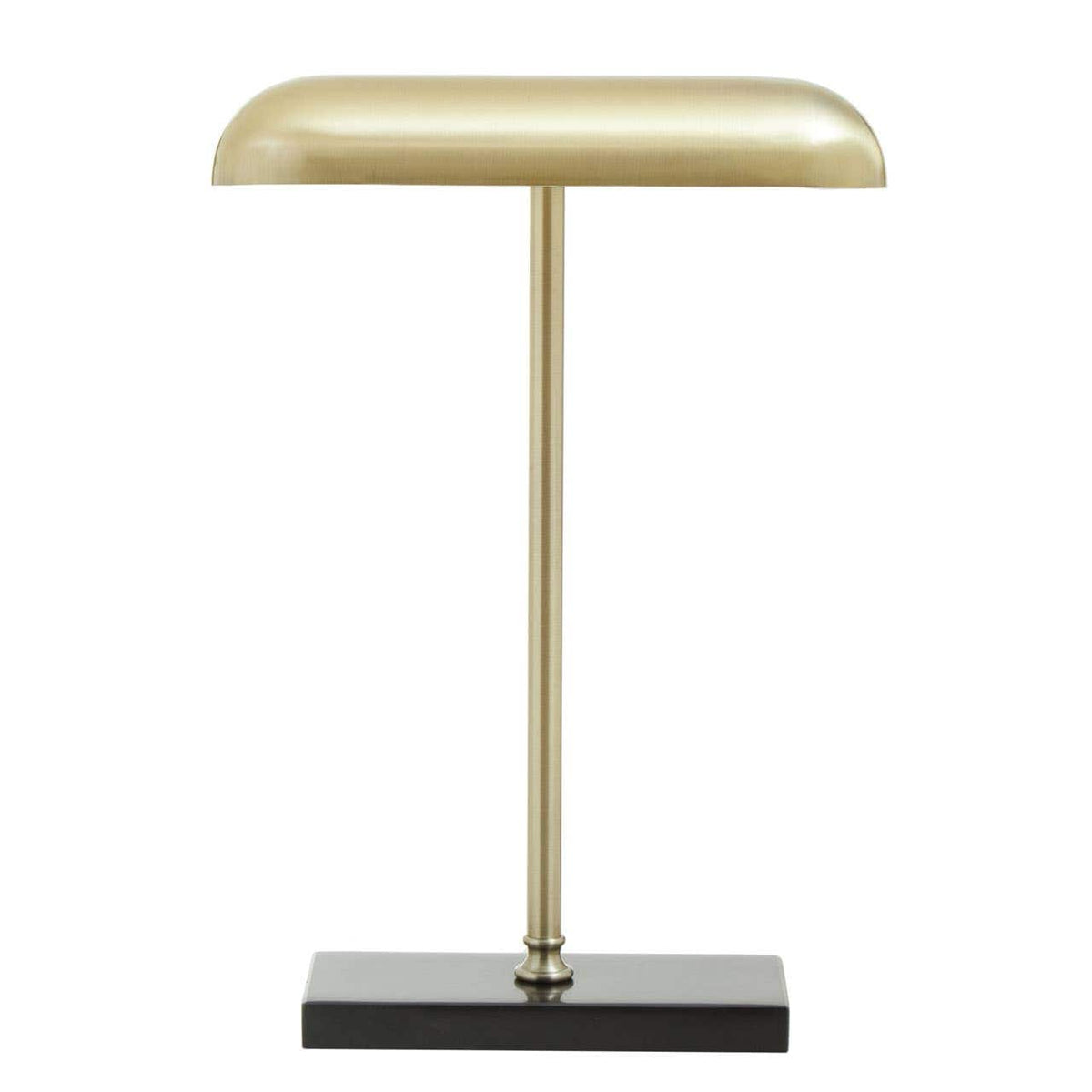Newton Brass Finish Desk Lamp.