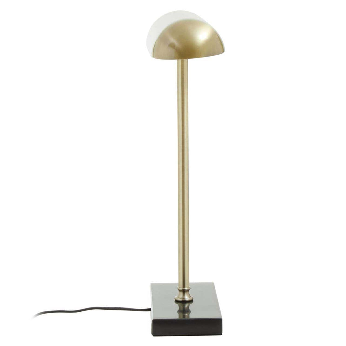 Newton Brass Finish Desk Lamp.