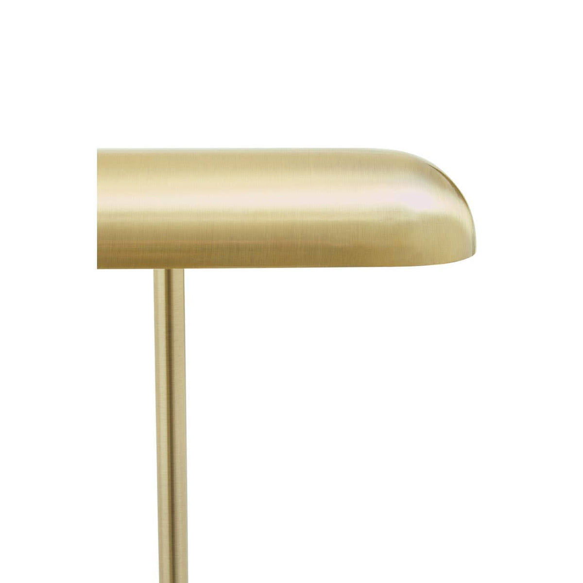 Newton Brass Finish Desk Lamp.