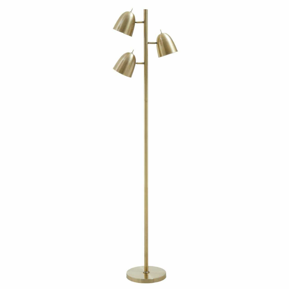 Newton Brass Finish Floor Lamp.