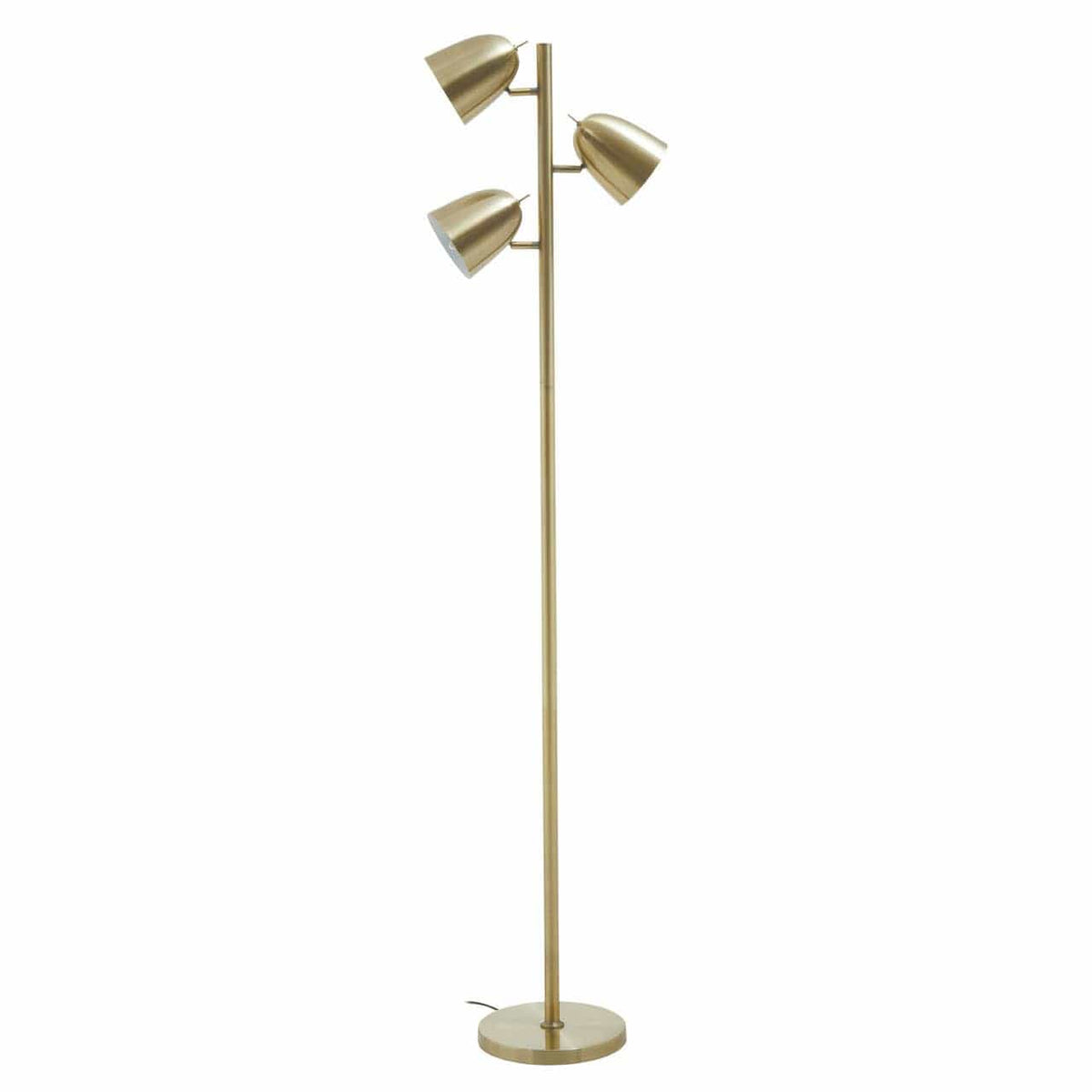 Newton Brass Finish Floor Lamp.