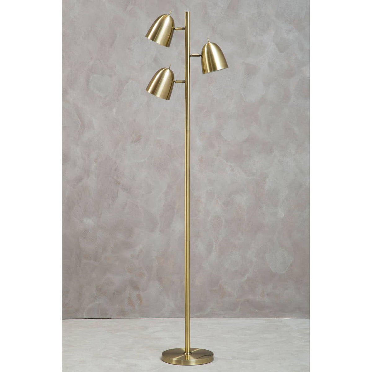 Newton Brass Finish Floor Lamp.