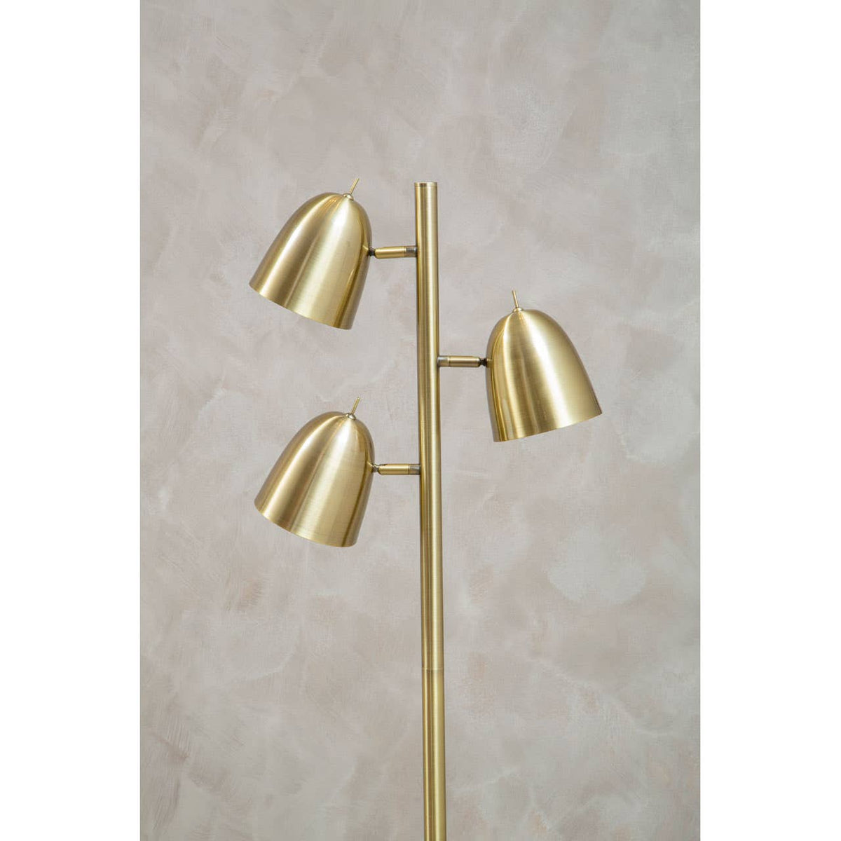 Newton Brass Finish Floor Lamp.