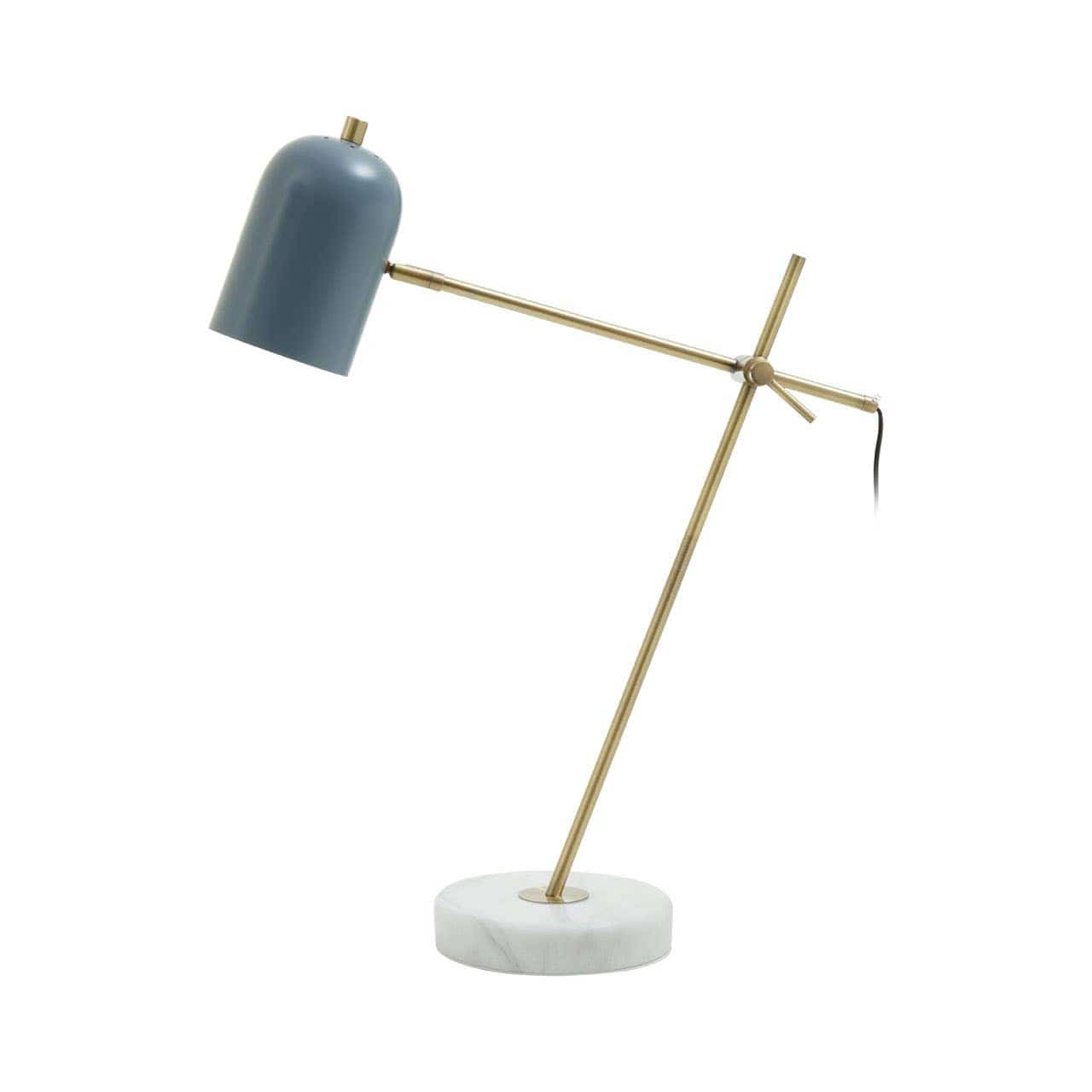 Noosa & Co. Lighting Newton Grey Shade Desk Lamp House of Isabella UK