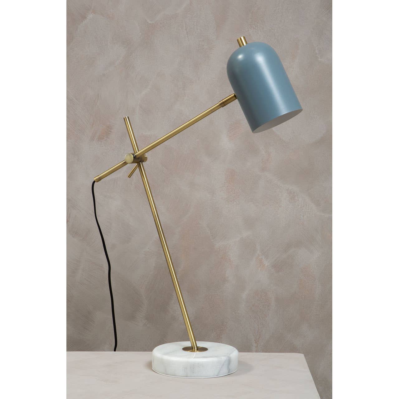 Noosa & Co. Lighting Newton Grey Shade Desk Lamp House of Isabella UK