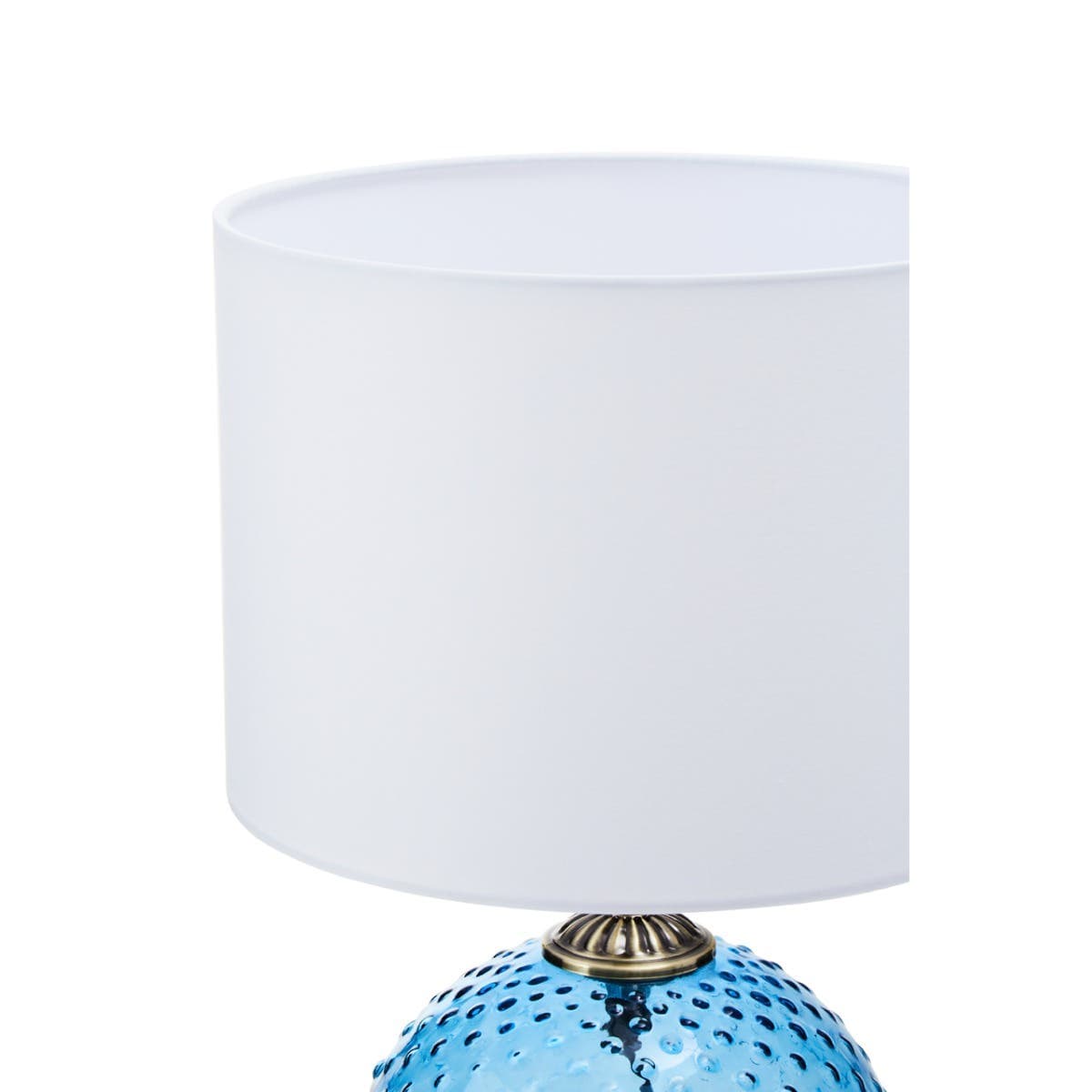 Noa Blue Glass Table Lamp.
