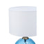 Noa Blue Glass Table Lamp.