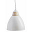 Oslo Large White Bell Shaped Pendant Light.