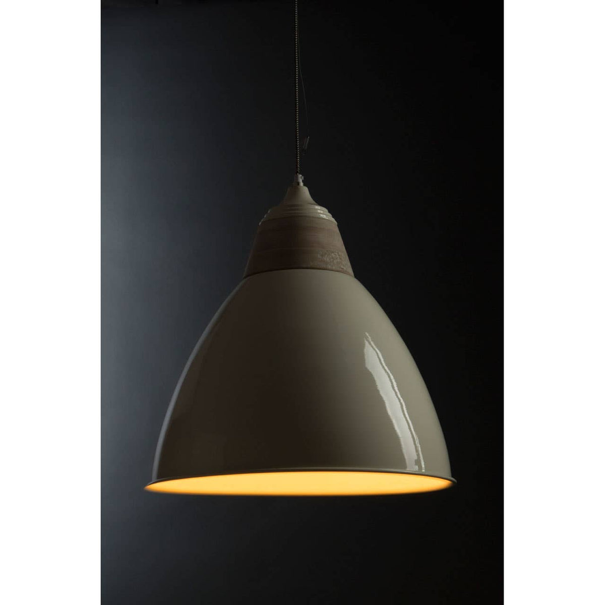 Oslo White Extra Large Pendant Light.