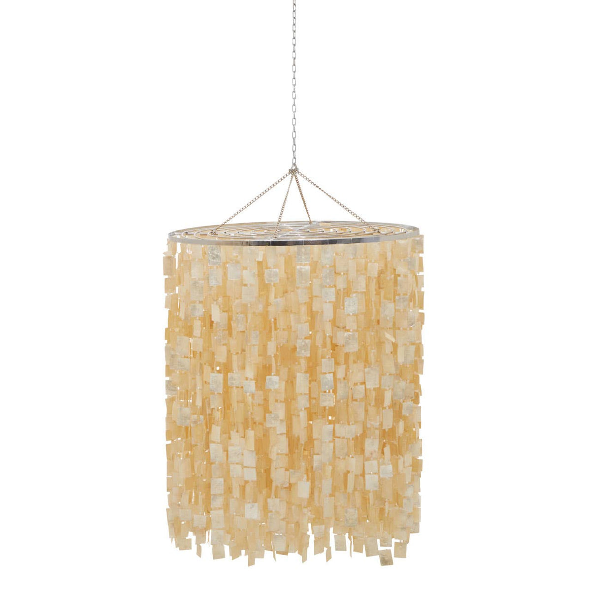 Palu Natural And Gold Shade Pendant.