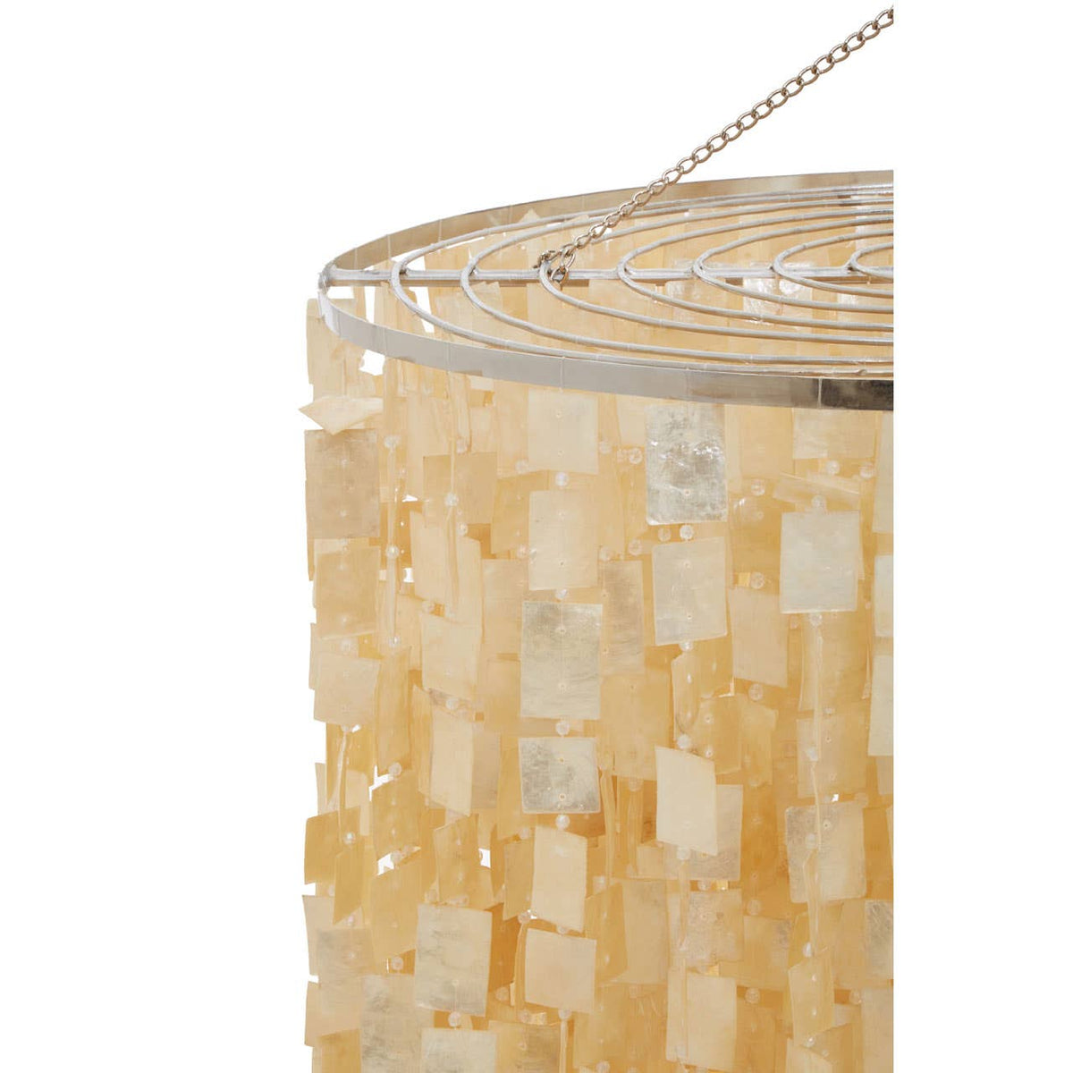 Palu Natural And Gold Shade Pendant.