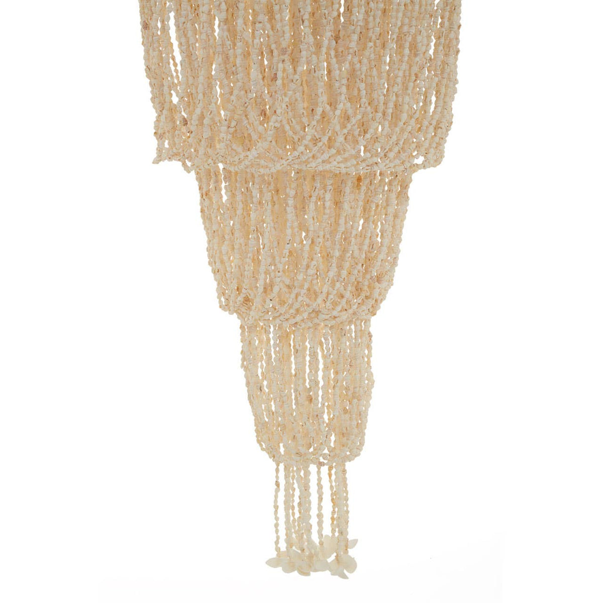 Palu Natural White And Amber Pendant.