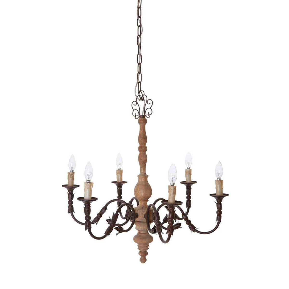 Paulette 6 Arm Chandelier.