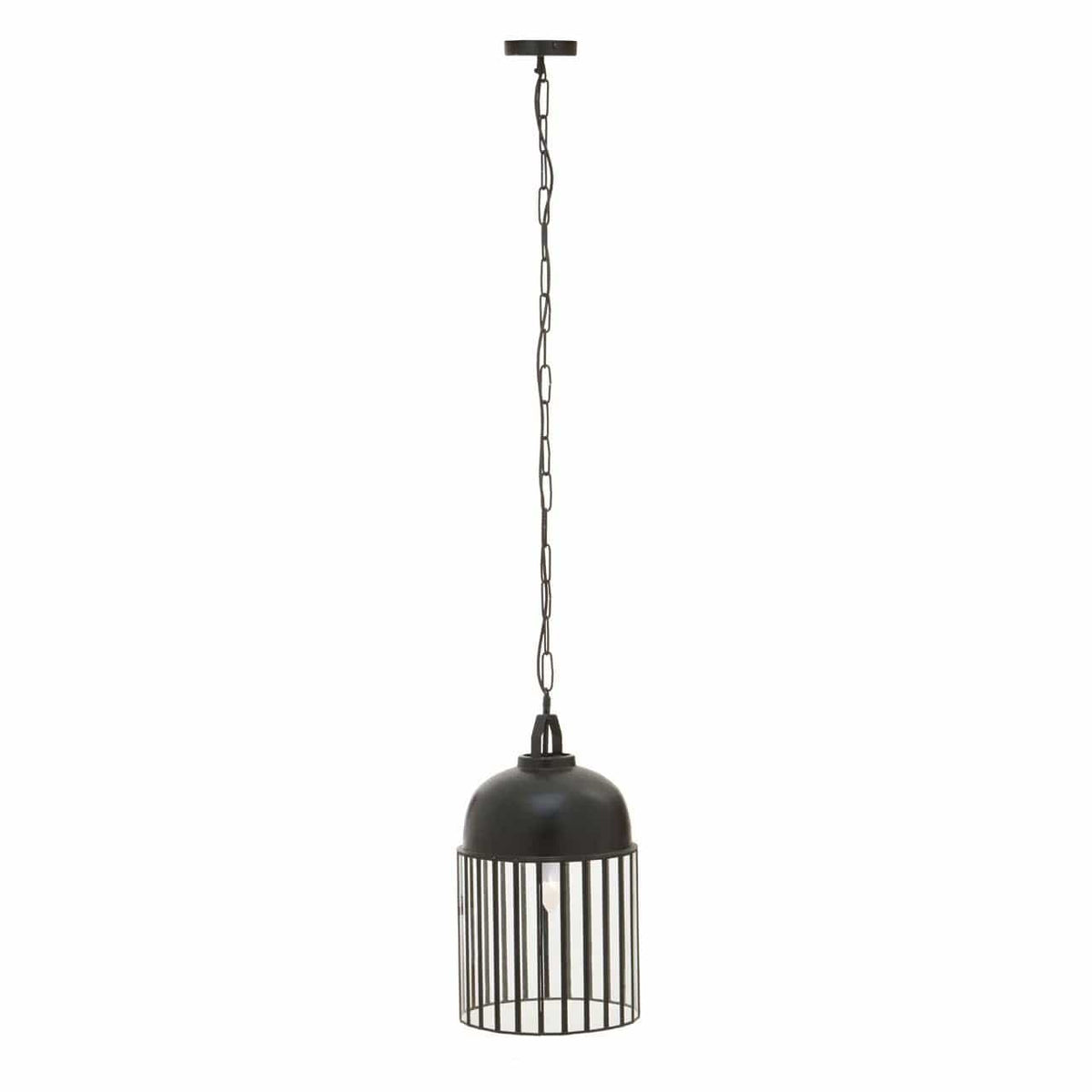 Preston Antique Black Pendant Light.