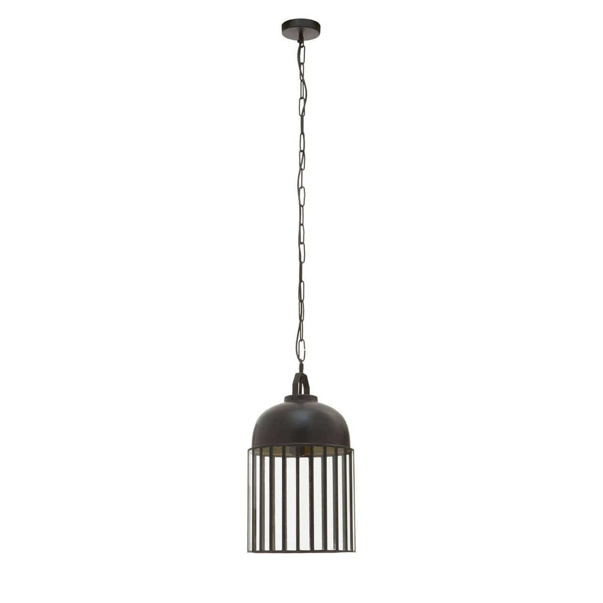 Preston Antique Black Pendant Light.
