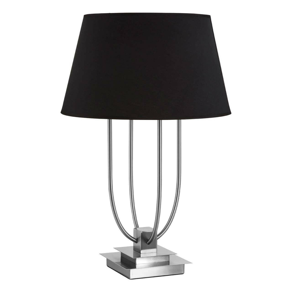 Regents Park Black Shade Table Lamp.