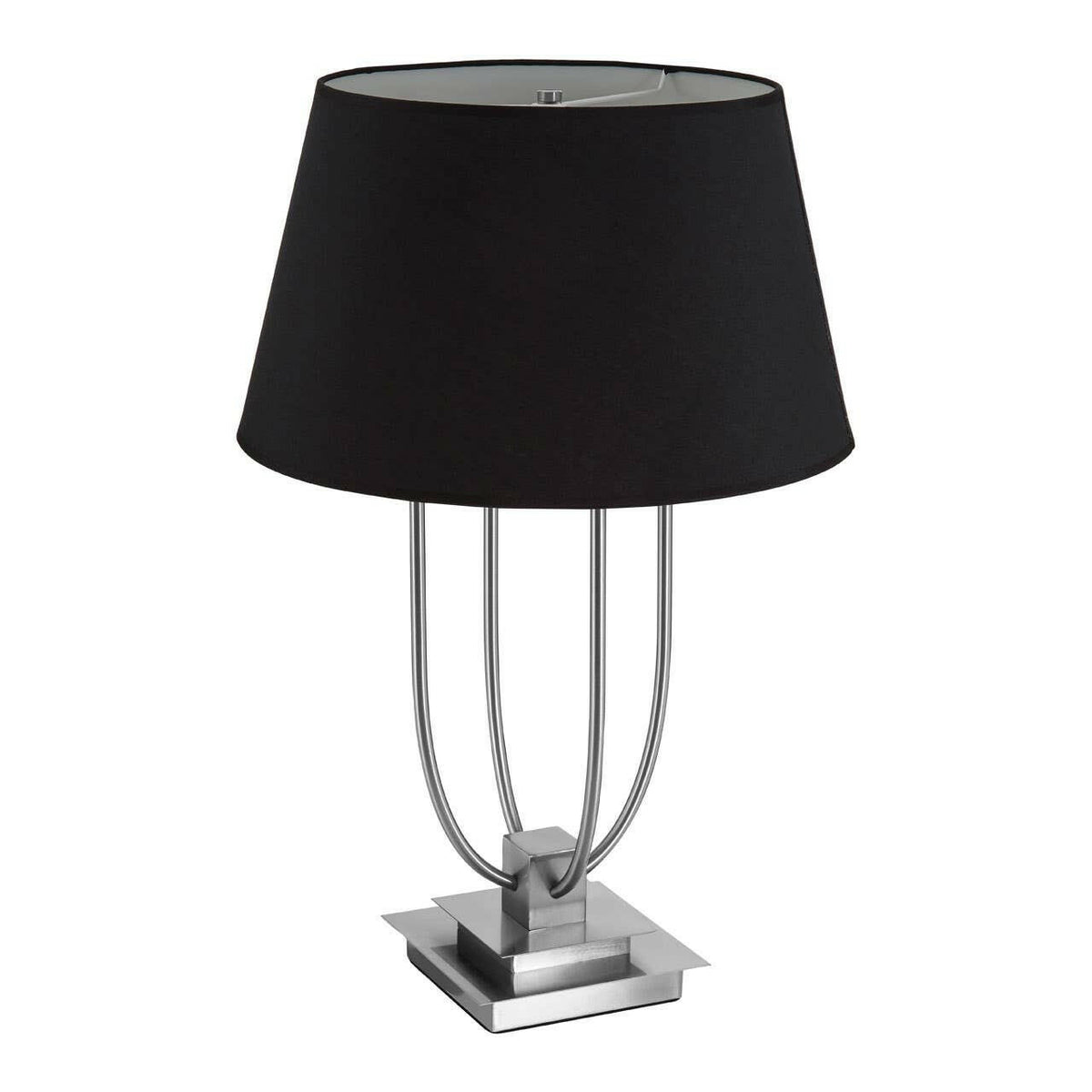 Regents Park Black Shade Table Lamp.