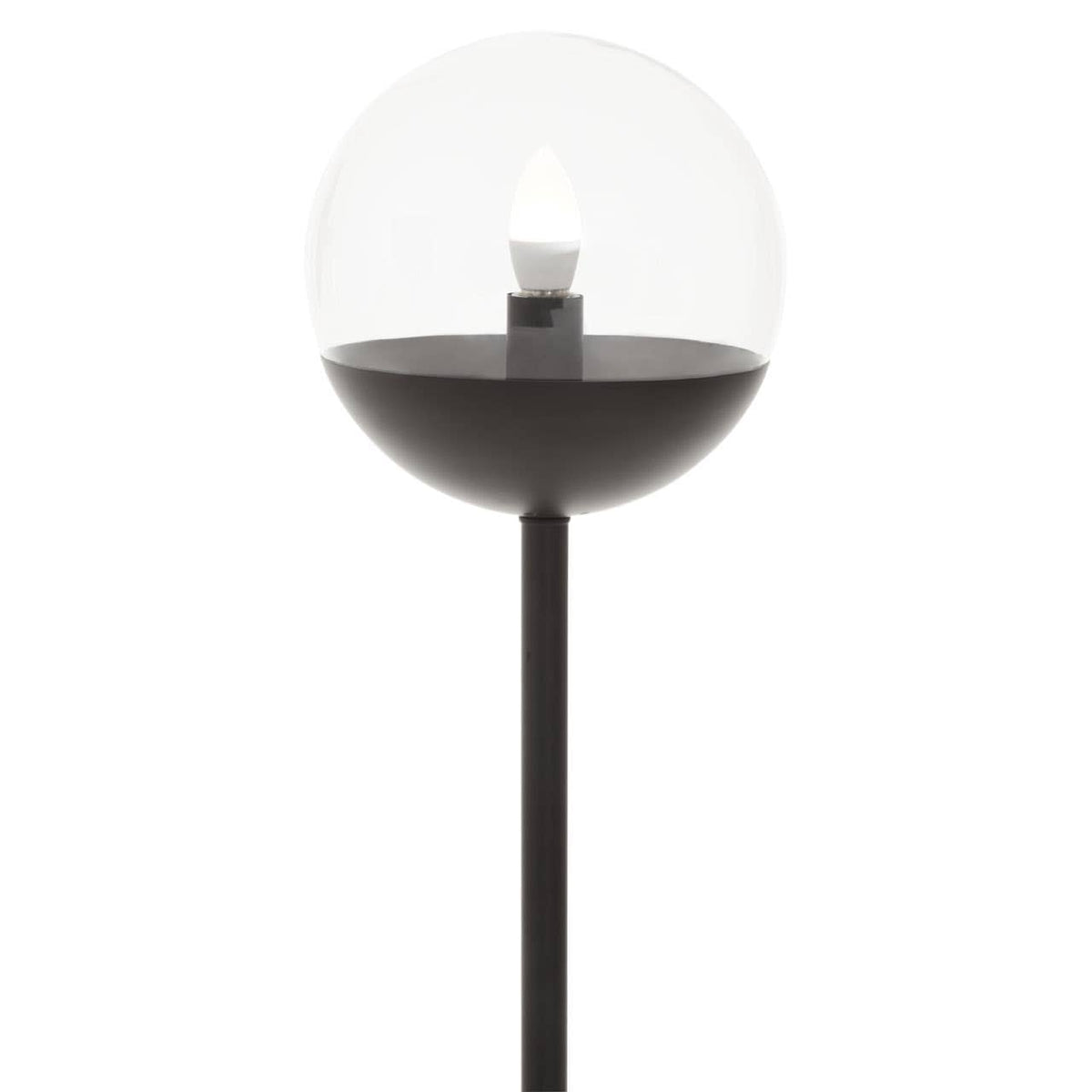 Revive Black Finish Metal Floor Lamp.