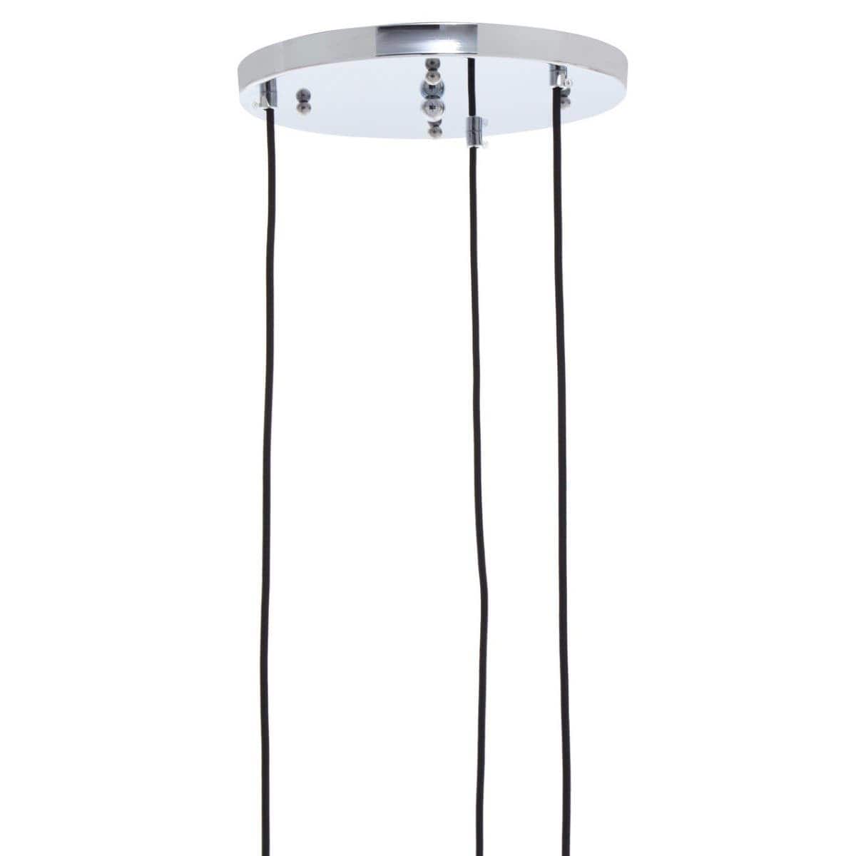 Noosa & Co. Lighting Revive Chrome Finish 3 Pendant Light House of Isabella UK