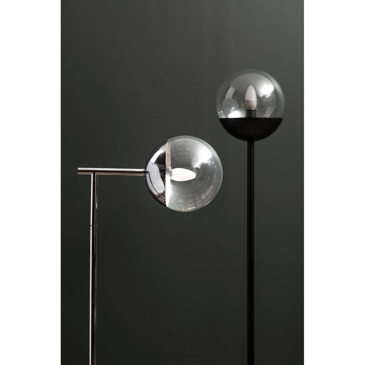 Revive Chrome Finish Floor Lamp.
