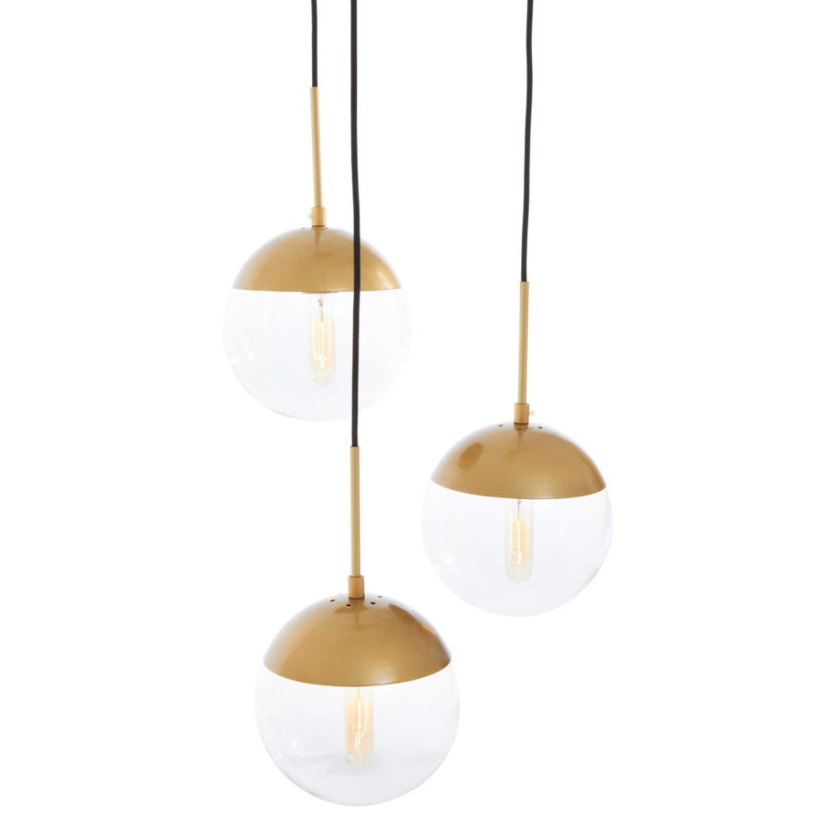 Noosa & Co. Lighting Revive Gold Finish Pendant Light House of Isabella UK