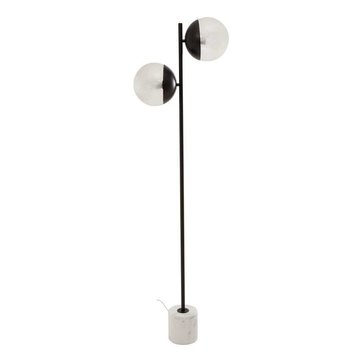 Revive Two Light Black Floor Lamp.